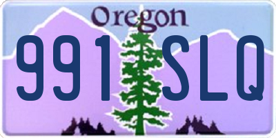 OR license plate 991SLQ