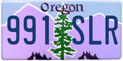 OR license plate 991SLR