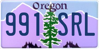 OR license plate 991SRL