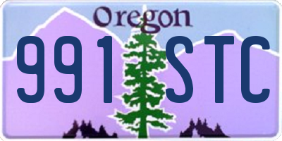 OR license plate 991STC