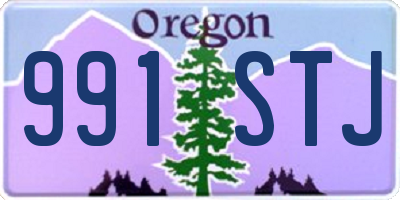 OR license plate 991STJ