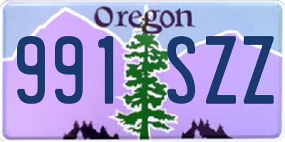 OR license plate 991SZZ