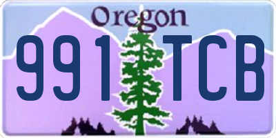 OR license plate 991TCB