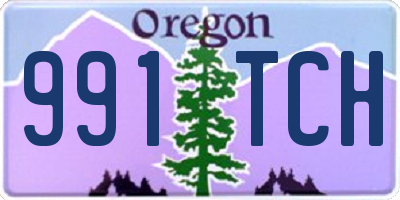 OR license plate 991TCH