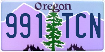 OR license plate 991TCN