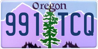 OR license plate 991TCQ