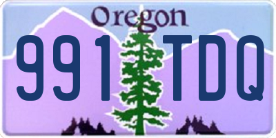 OR license plate 991TDQ