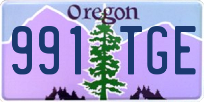 OR license plate 991TGE