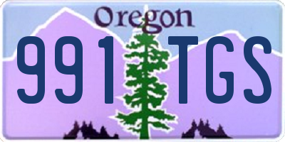 OR license plate 991TGS