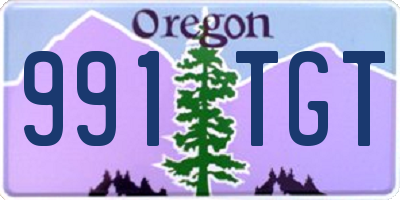 OR license plate 991TGT