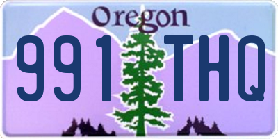 OR license plate 991THQ