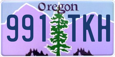 OR license plate 991TKH