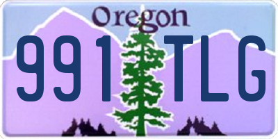 OR license plate 991TLG