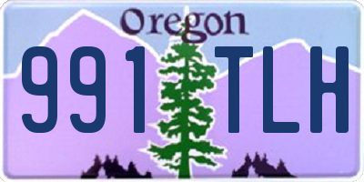 OR license plate 991TLH