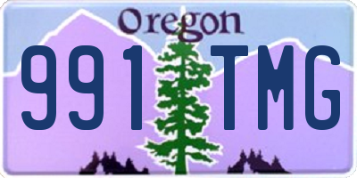 OR license plate 991TMG