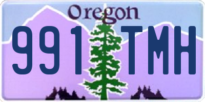 OR license plate 991TMH