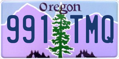 OR license plate 991TMQ