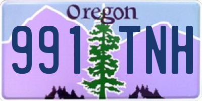 OR license plate 991TNH