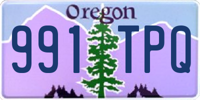 OR license plate 991TPQ