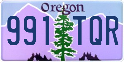 OR license plate 991TQR