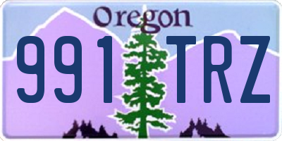 OR license plate 991TRZ