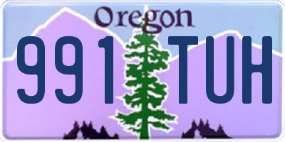 OR license plate 991TUH