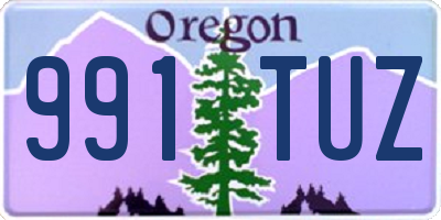 OR license plate 991TUZ