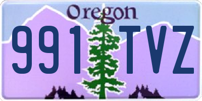 OR license plate 991TVZ