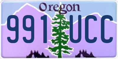 OR license plate 991UCC