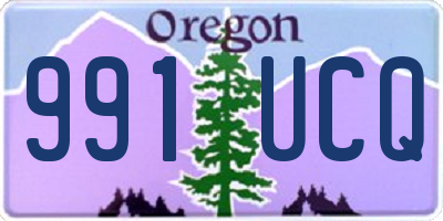 OR license plate 991UCQ
