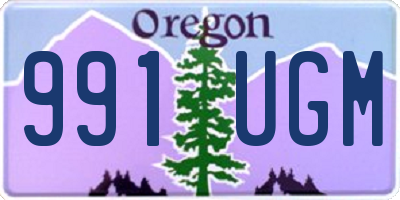 OR license plate 991UGM