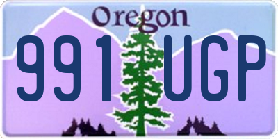 OR license plate 991UGP