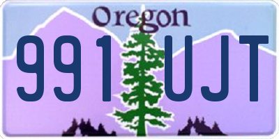 OR license plate 991UJT