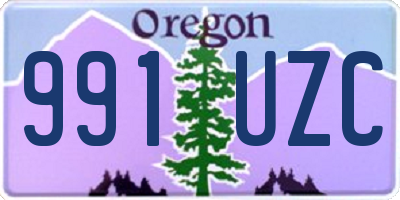 OR license plate 991UZC