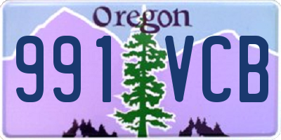 OR license plate 991VCB