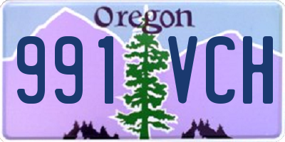 OR license plate 991VCH