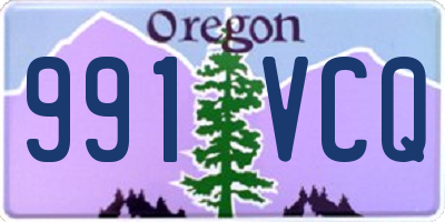 OR license plate 991VCQ