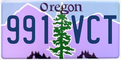 OR license plate 991VCT