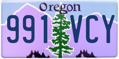 OR license plate 991VCY