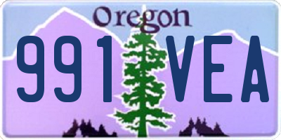 OR license plate 991VEA