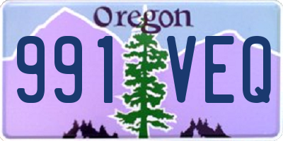 OR license plate 991VEQ