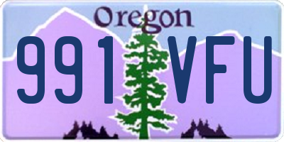 OR license plate 991VFU