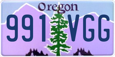 OR license plate 991VGG