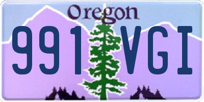 OR license plate 991VGI