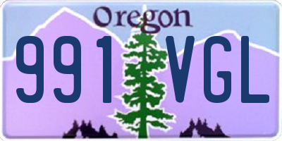 OR license plate 991VGL