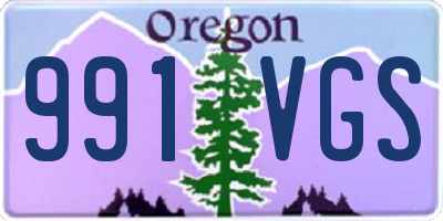 OR license plate 991VGS