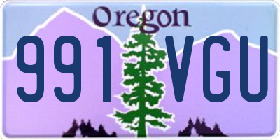 OR license plate 991VGU