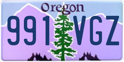 OR license plate 991VGZ