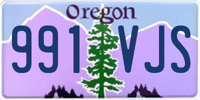 OR license plate 991VJS