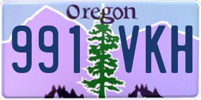 OR license plate 991VKH